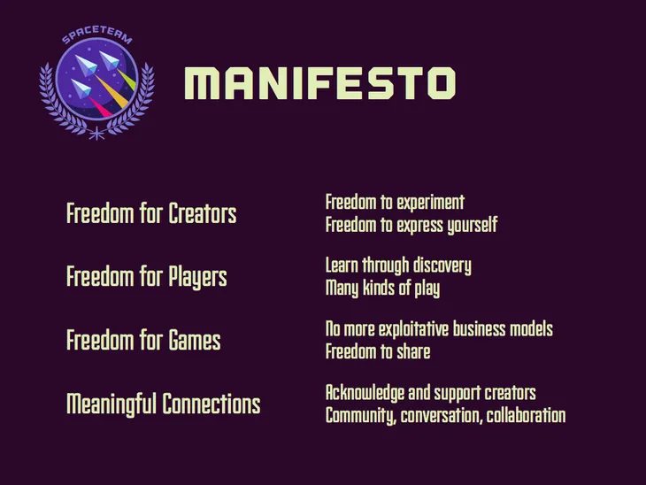 Manifesto Summary